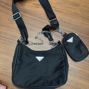 Small black crossbody bag